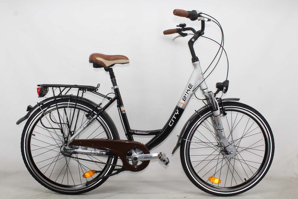 Aluminiowy rower miejski CITY BIKE 7 biegów w piaście Koła 26 cali
