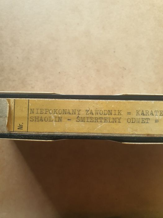 Niepokonany wojownik / Shaolin śmiertelny odwet vhs