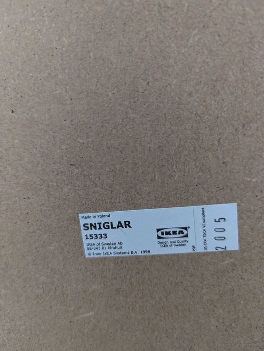 Trocado de Fraldas IKEA Sniglar