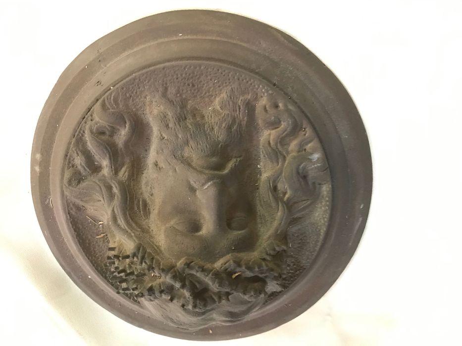 Arte Sacra - Cabeça de Cristo em bronze