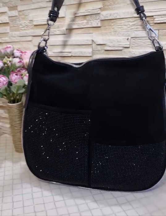 Сумка POLINA&EITEROU натуральная замша кожа