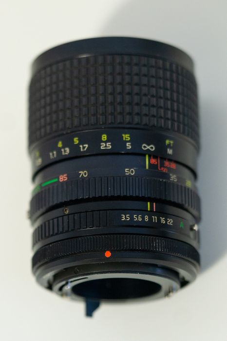 Lente Tokina 28-85mm f/3.5-4.5 Canon FD (AT-X) | Perfeita para Cinema