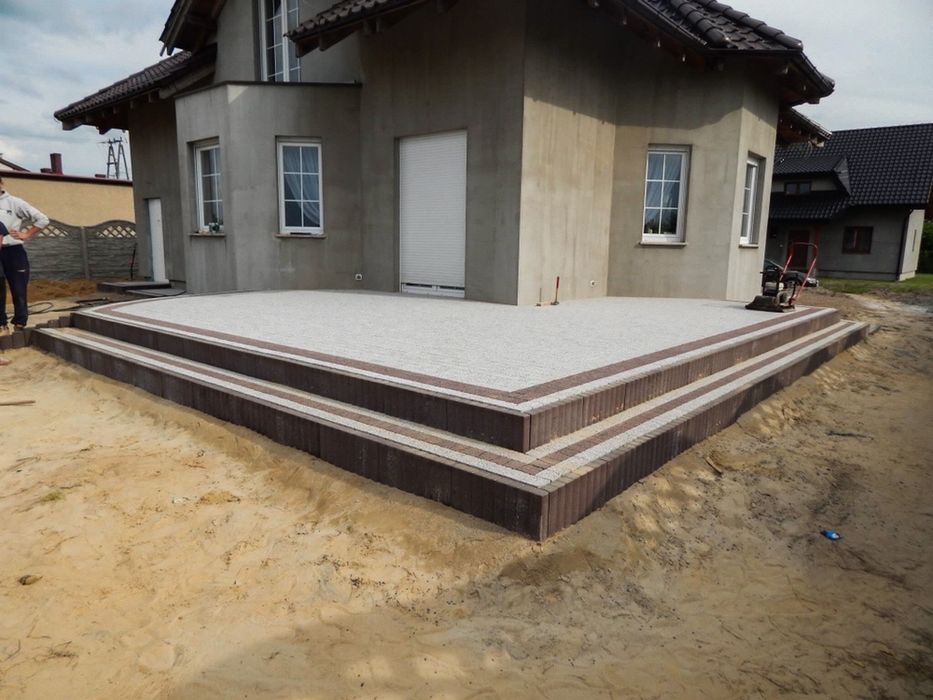 Usługi brukarskie/układanie kostki brukowej