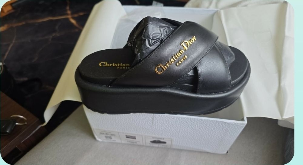 Klapki dior 37 nowe