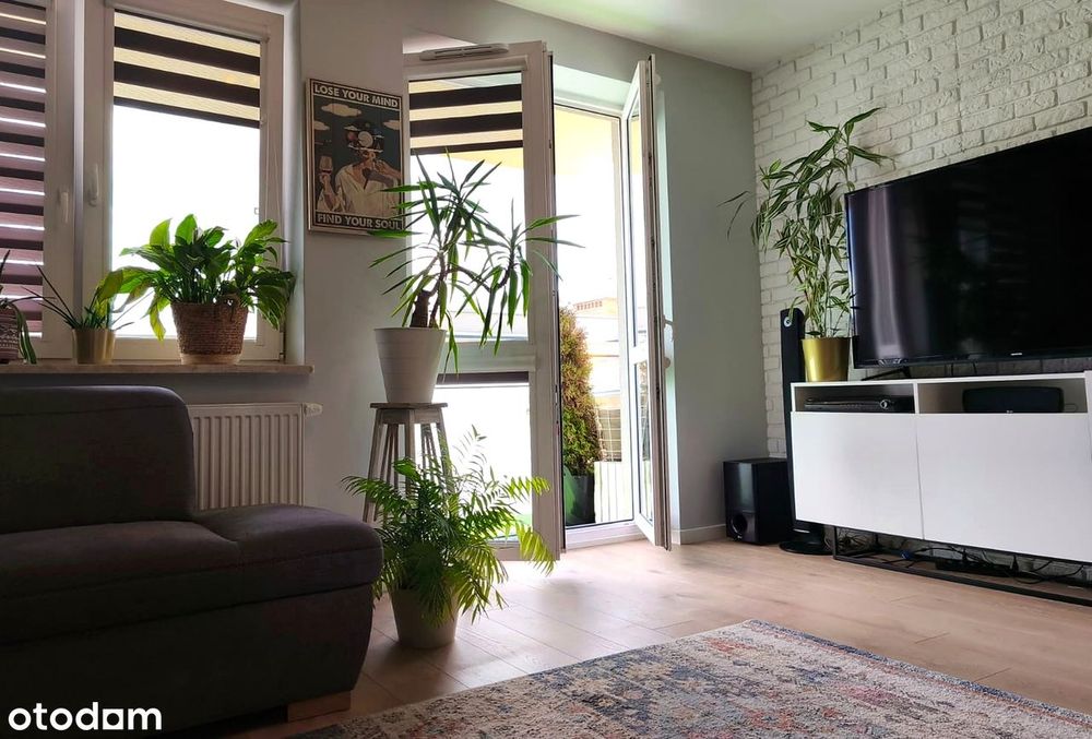 Jasne 2 pokoje z dużym balkonem | Dolina Cisów | 41,19 m²