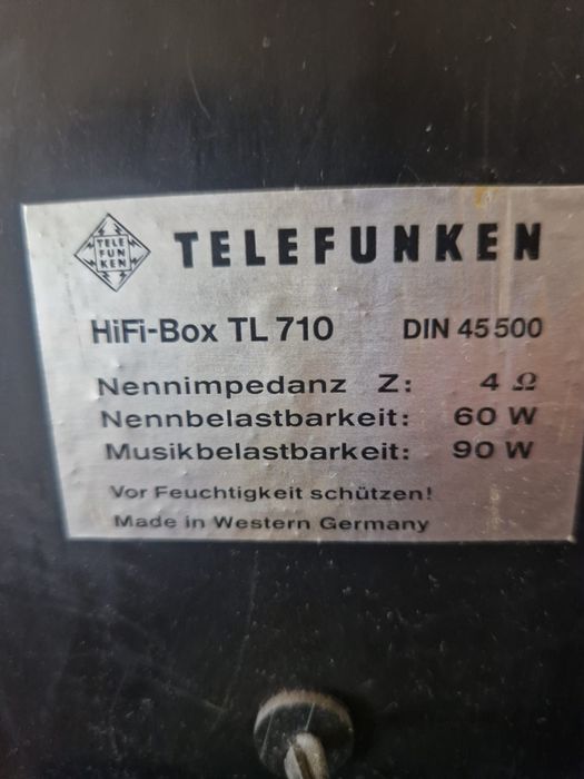 Kolumny Telefunken TL 710 + standy vintage typu Maja Olszyna • OLX.pl