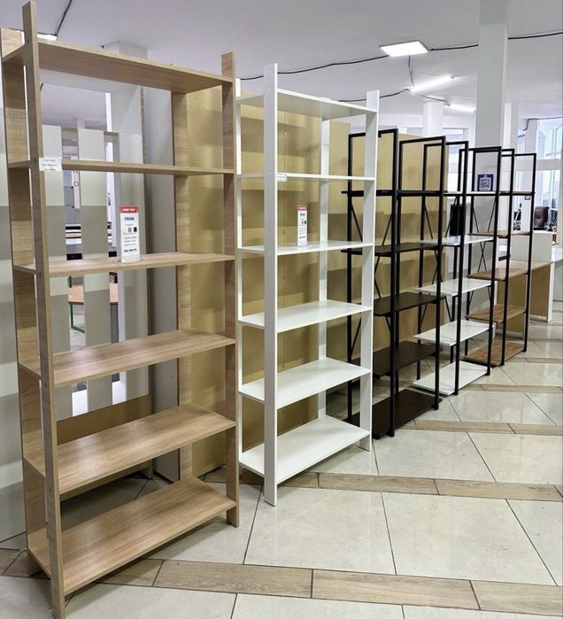 РОЗПРОДАЖ офісних столів, шаф та стелажів
