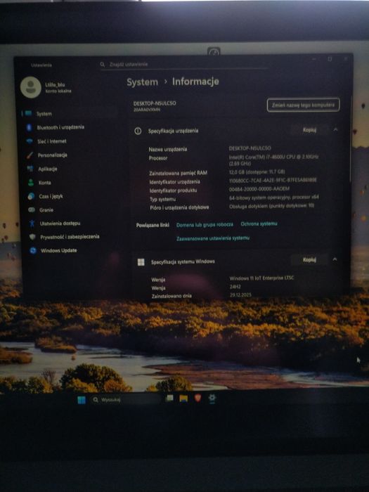 Laptop Lenovo ThinkPad t440s Dotyk 12Gb ram