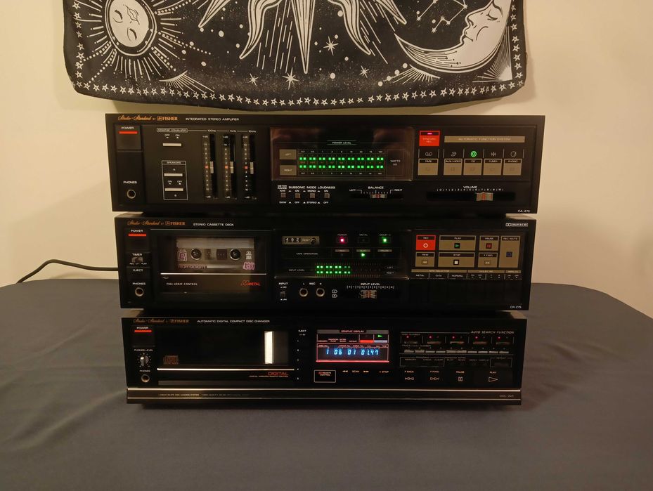 Wieża zestaw FISHER CA-275 CR-275 DAC-205