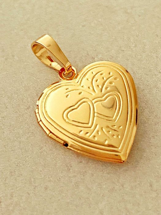 Позолоченный Кулон (открывающийся для фото), Разные Модели. Позолота