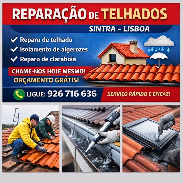 Reparação de Telhados | Sintra e Lisboa