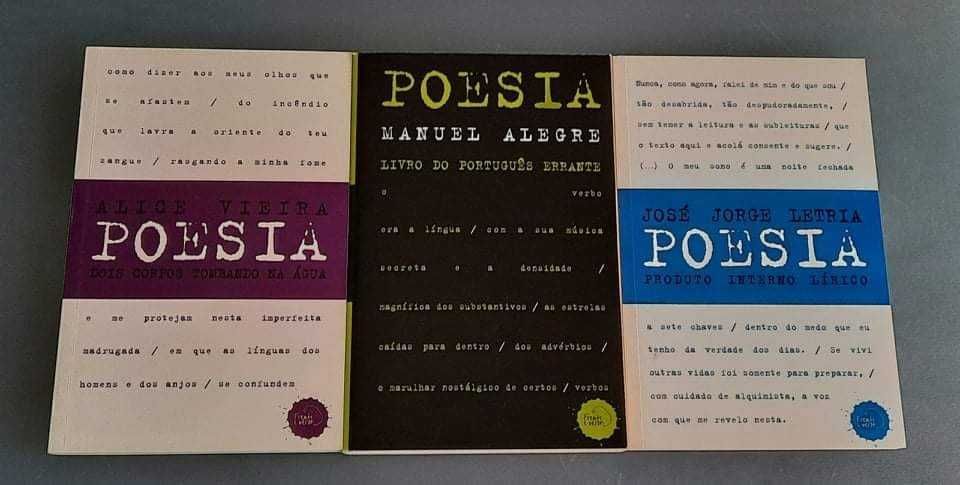 Livros 4€ - Prosa/Poesia (portes incluídos Portugal)
