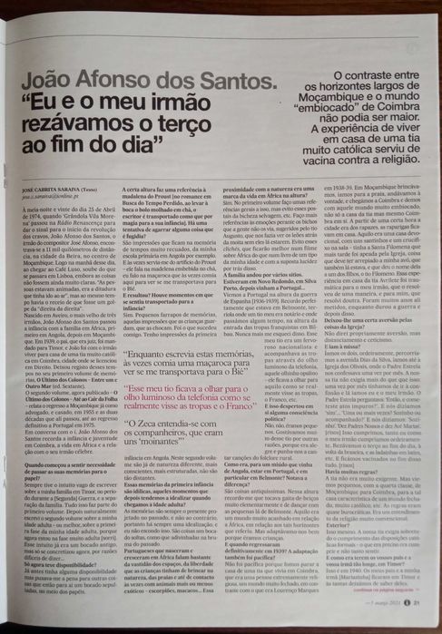 José Afonso	- - -		Jornal "I" 5 de Março de 2021	- - - - -	Jornal
