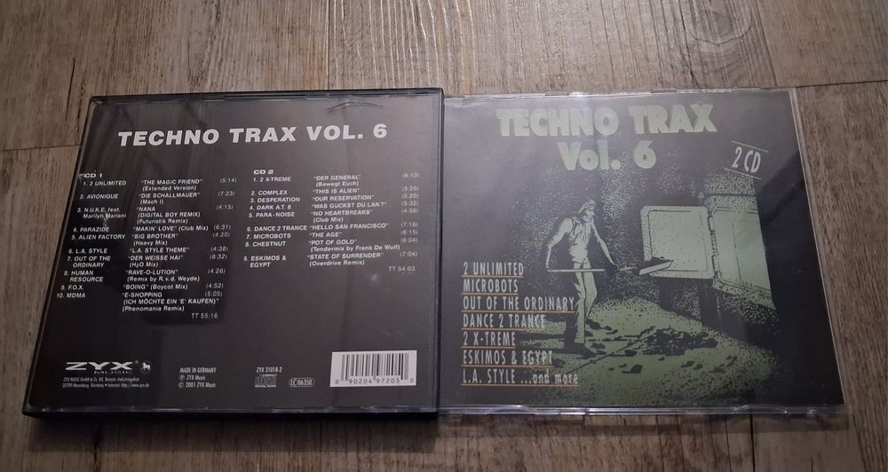 Techno Trax  vol.6  2CD  ( Zyx Music )