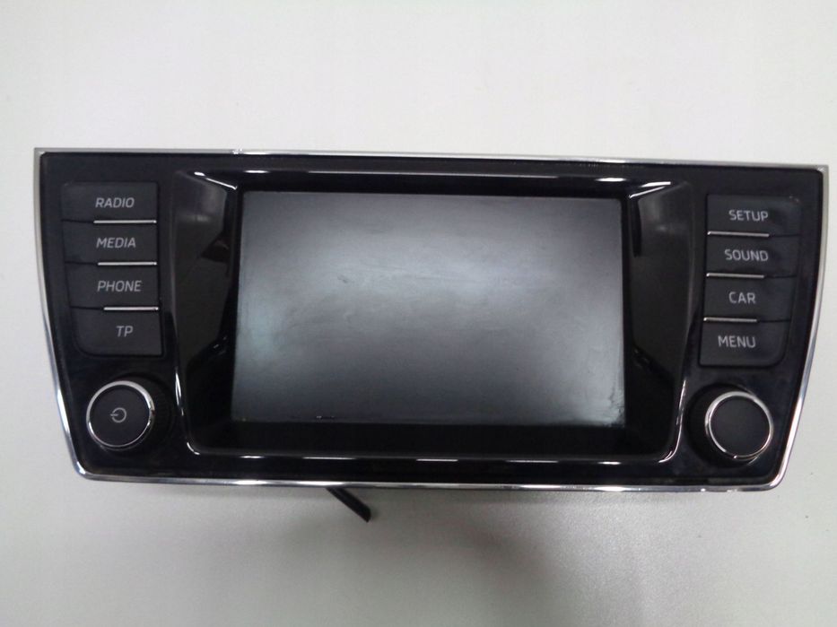 skoda fabia iii 6v radio wyświetlacz panel 14r-