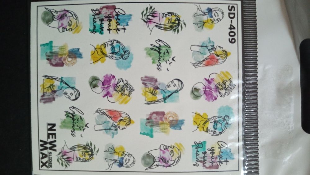Продам наклейки для манікюру всі разом
