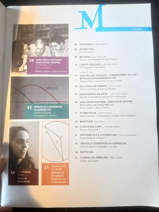 Gazeta de matemática 187, Março 2019