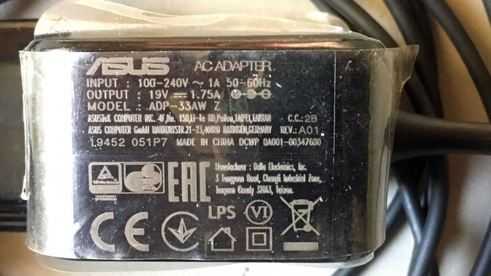 Carregador original ASUS ADP-33AW Z 19v 1.75A
