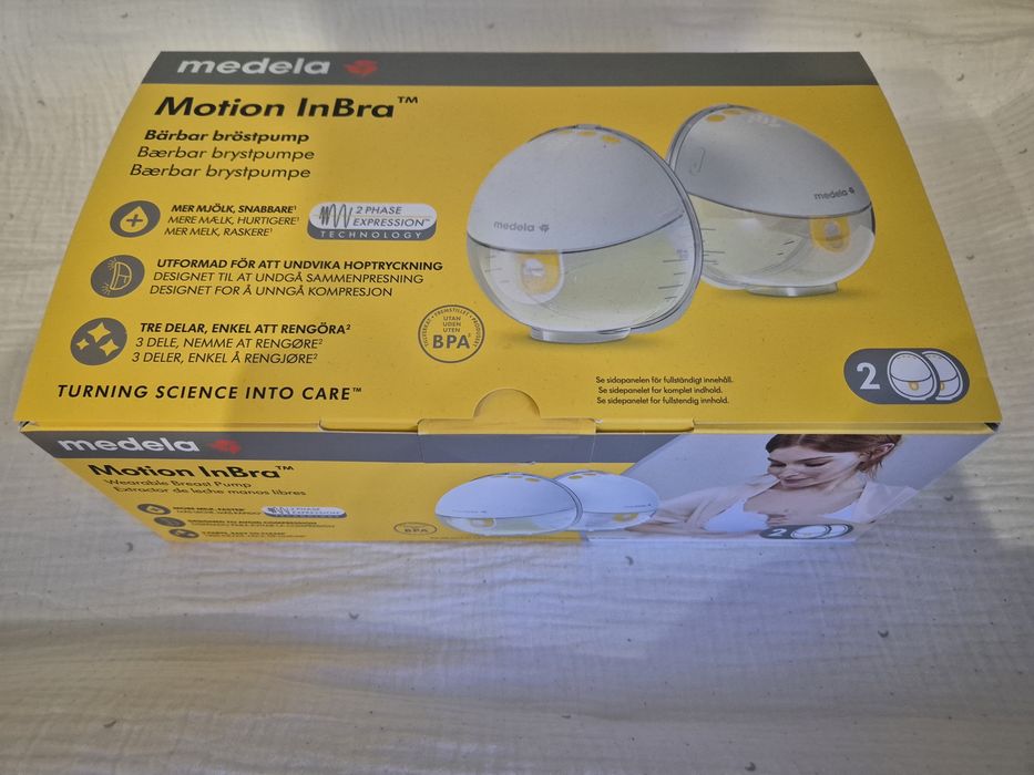 Medela Bomba Tira-Leite Motion InBra Dupla - NOVA