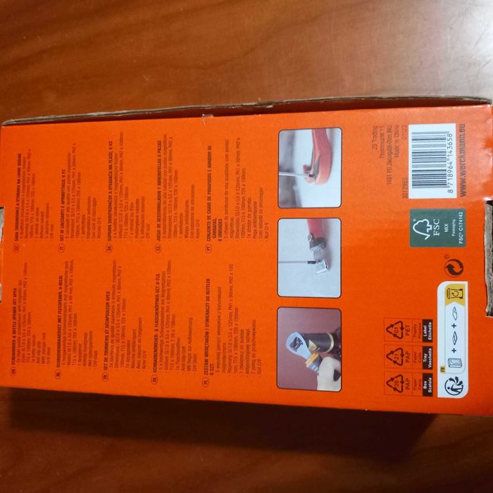 Conjunto de 6 chaves com suporte NOVO