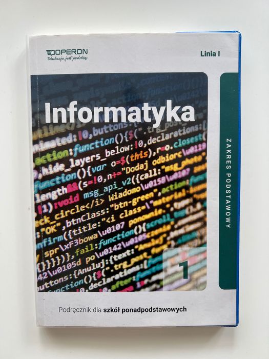 Informatyka podręcznik klasa 1 technikum