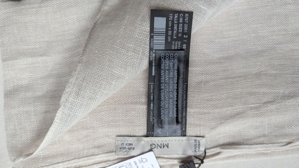 Chusta 100 % len Mango