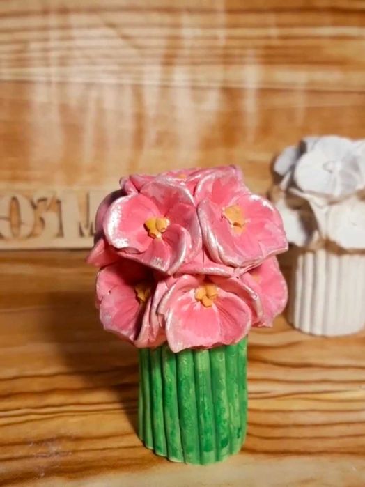 Гіпсові фігурки весняні квіти. Розмальовки з гіпсу. Тюльпан