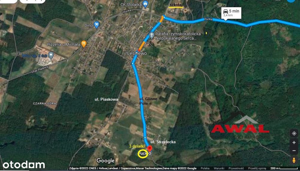 okazja ! działki budowlane Leśniewo blisko lasu