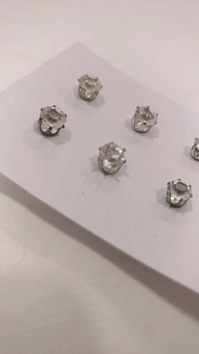 Pack de 4 brincos de prata com zirconias