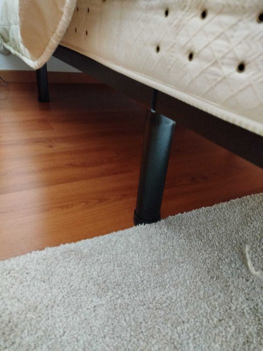 Estrado cama de casal e colchão