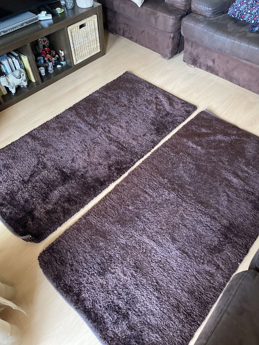 Conjunto Tapetes Castanhos