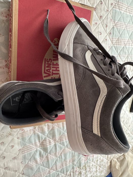 Vans cinzentas tamanho 40 em caixa excelente estado