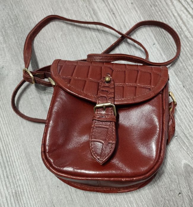 Serge agostini retro vintage oldschool torebka mała listonoszka