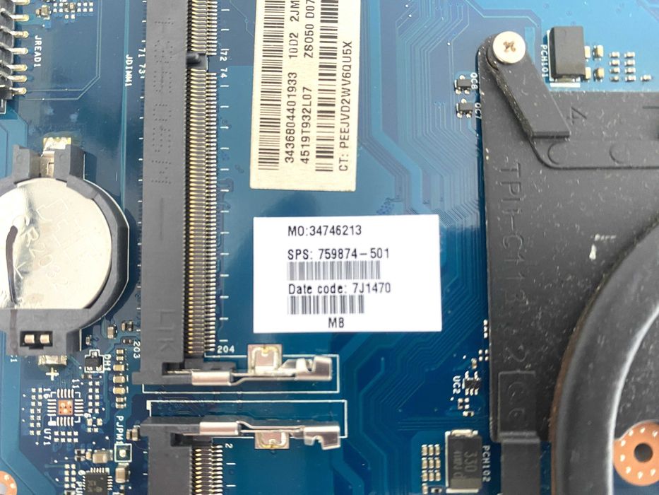 Motherboard HP 15-R 250 G3 Series Intel Core i3