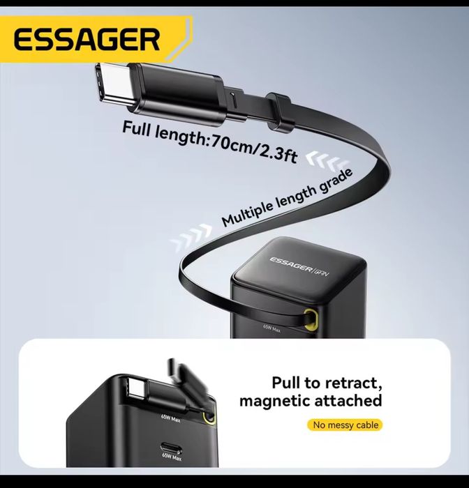 Зарядное устройство Essager 65W GaN