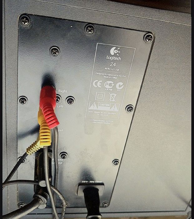 Colunas e subwoofer Logitech