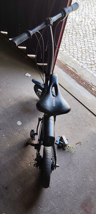 Bicicleta dobrável elétrica roda 12 CMS