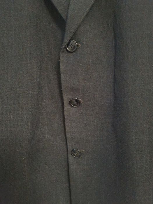 Męski grafitowy garnitur 196 cm