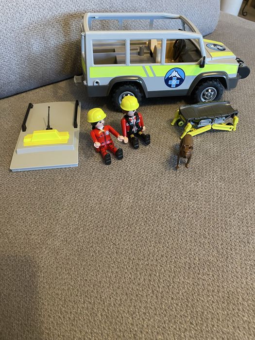Playmobile samochód patrol górski plus straż pożarna