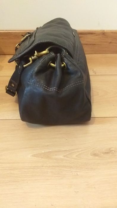 MAXMARA Max&Co oryginalna skóra naturalna torebka kuferek shopperWorek