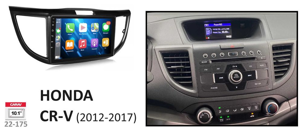 (NOVO) Rádio 2DIN • HONDA • CR-V • HR-V • Android 4+64GB CRV HRV