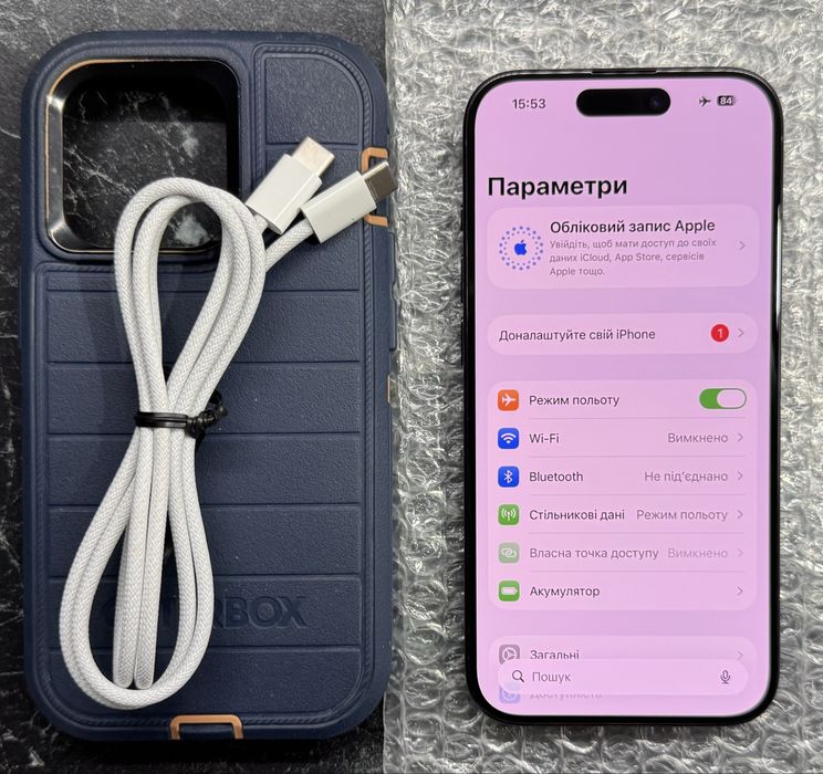 iPhone 15 pro 128Gb eSim 88% батарея $540
