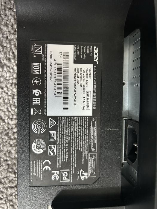 Monitor  Acer VG240Y