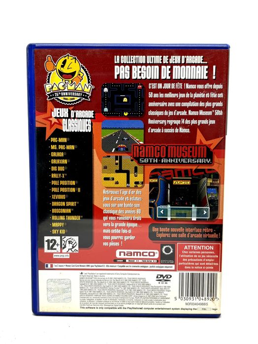 Namco Museum 50th Anniversary PS2 Po Angielsku