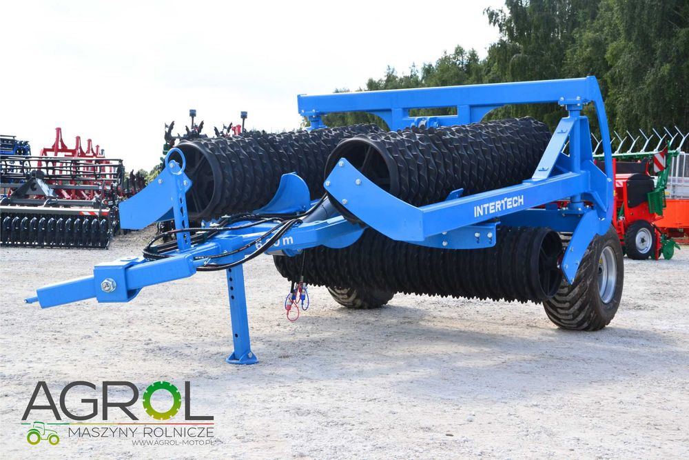 Wał posiewny 6,3m fi 530 Inter-Tech wały na 3 siłowniki ; Włóka ;600mm