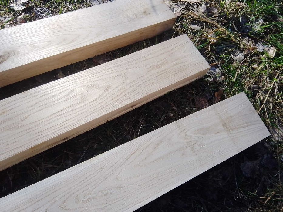100 cm x 10 cm x 4 cm Deska  tarasowa, dębowa, wysyłka