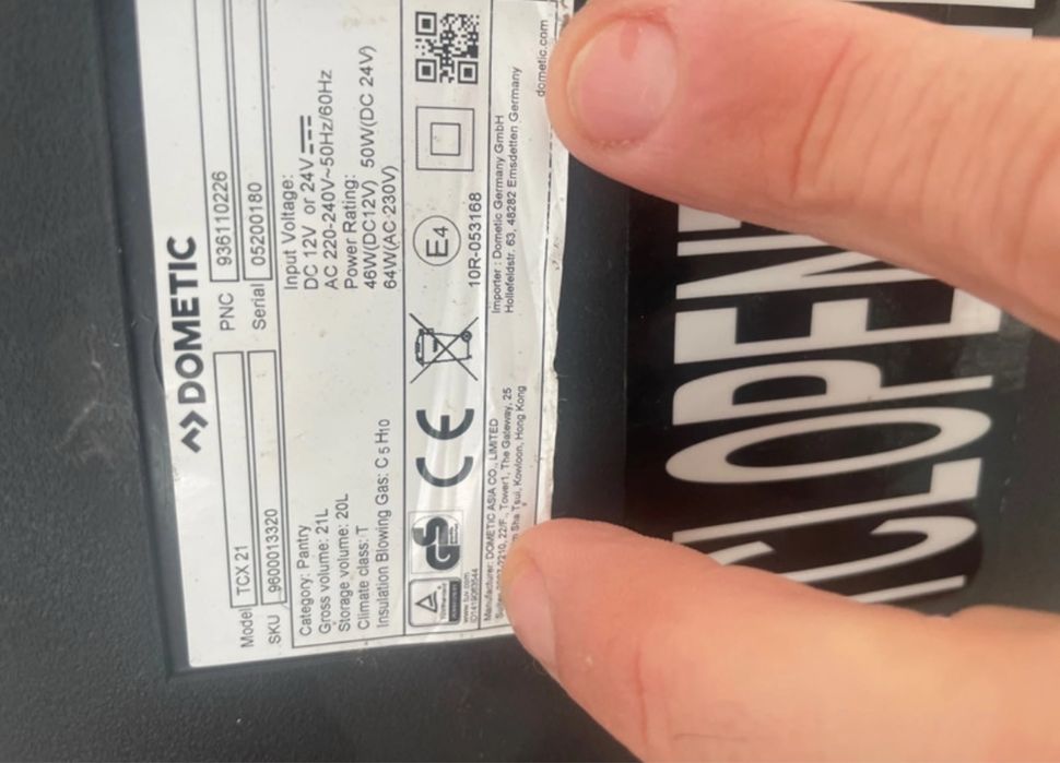 Geleira  Dometic TCX 21