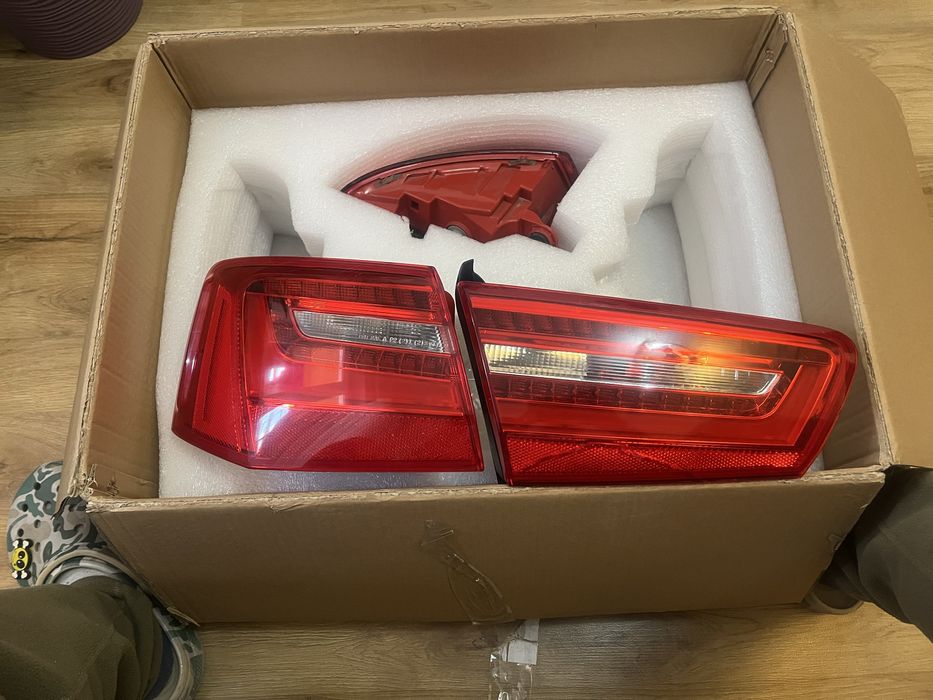 Продам комплект задніх стопів Audi a6 c7 2013р дорестайл седан