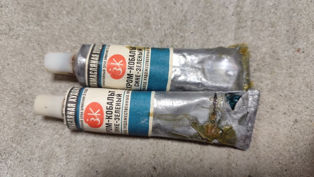 Краска масляная - масло льняное - ЗК Ленинград