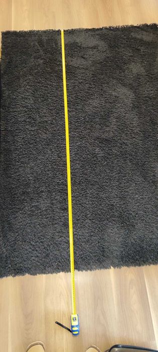 Carpete/ tapete  Preto Hampen 133x194cm IKEA